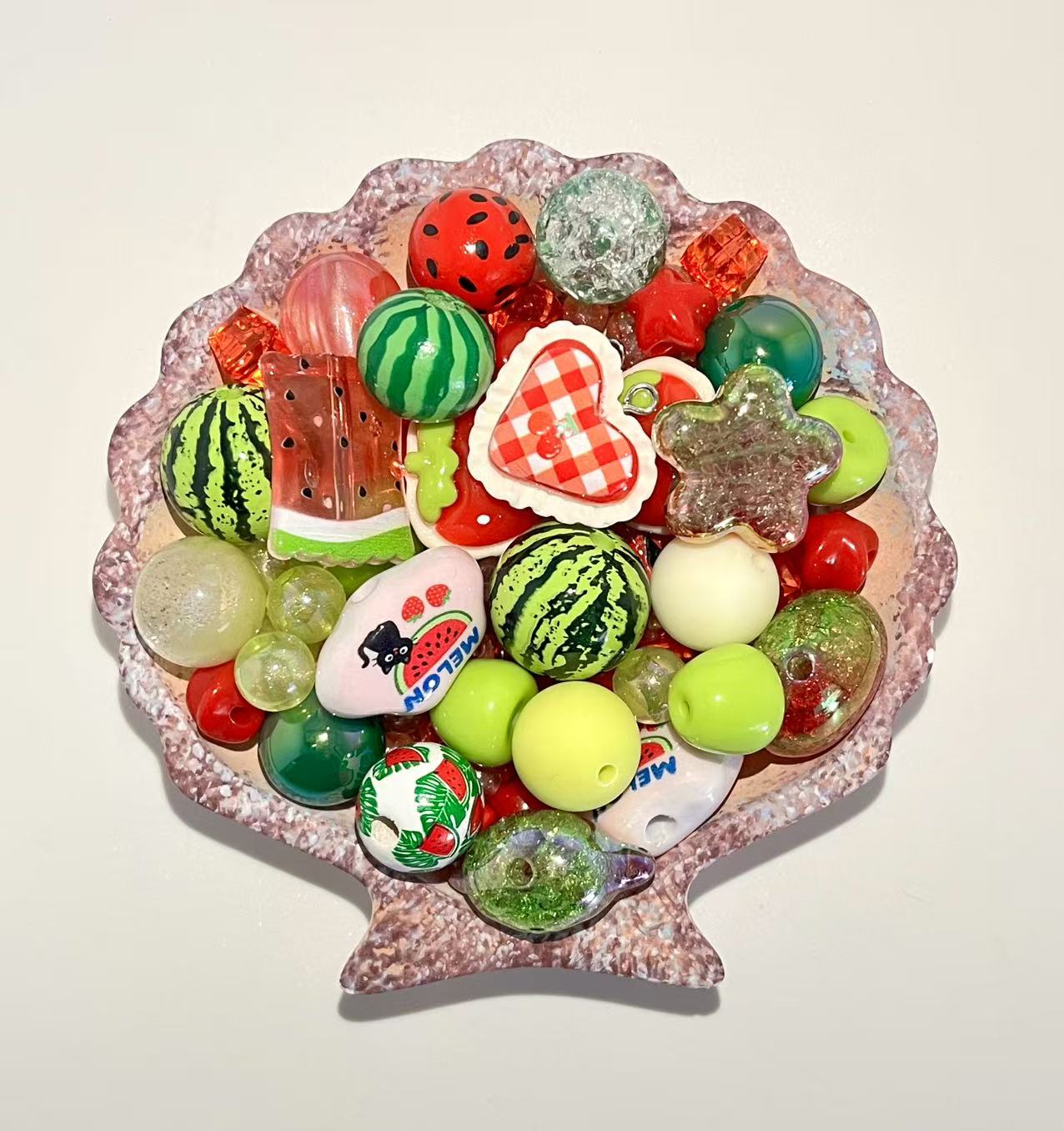 C-47 Mixed beads for mobile phone chain making, keychain, backpack chain