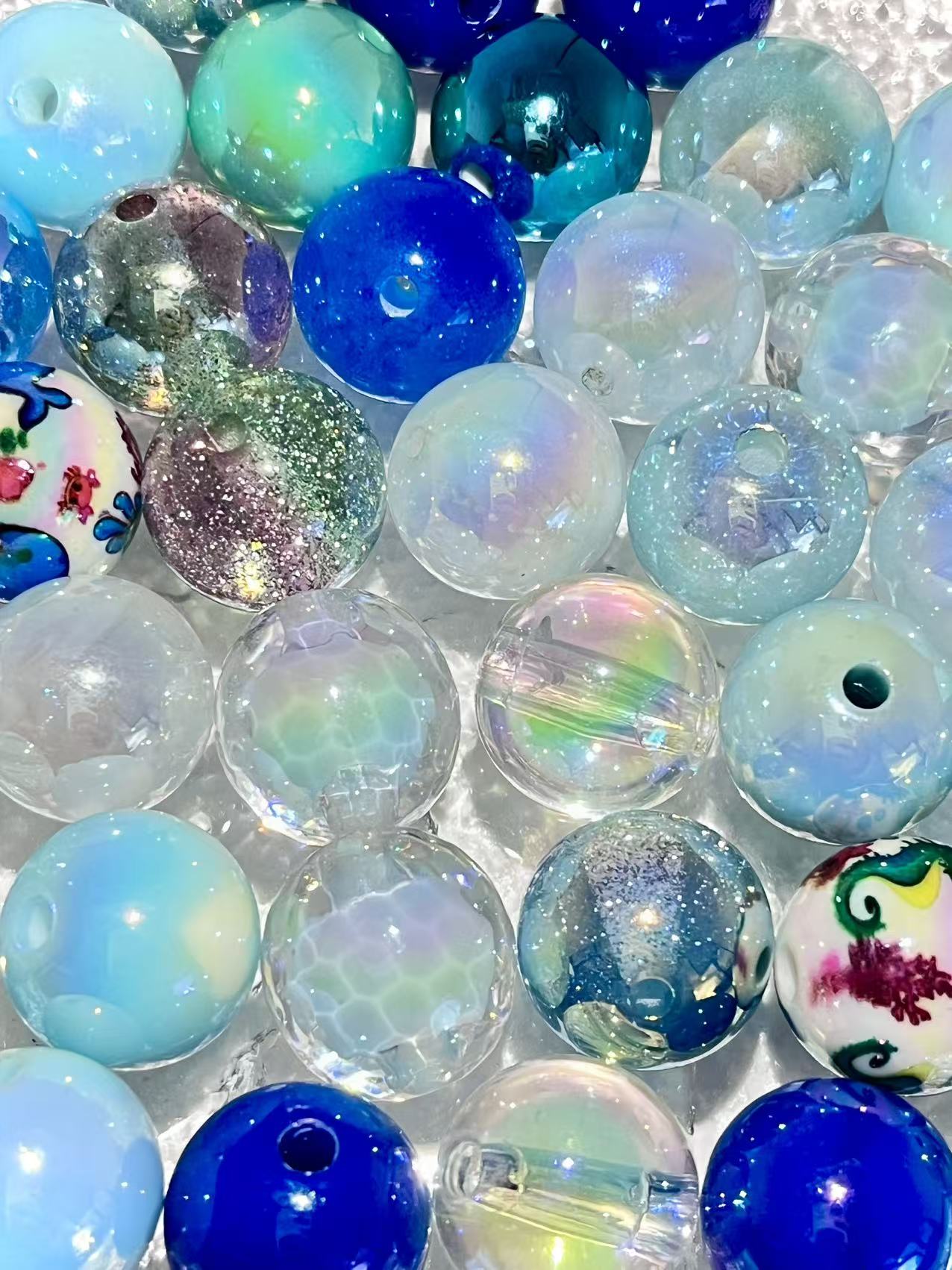 C-16 Mixed beads for mobile phone chain making, keychain, backpack chain