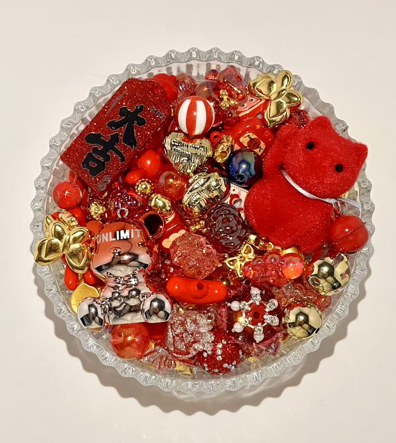 S-05 Mixed beads for mobile phone chain making, keychain, backpack chain