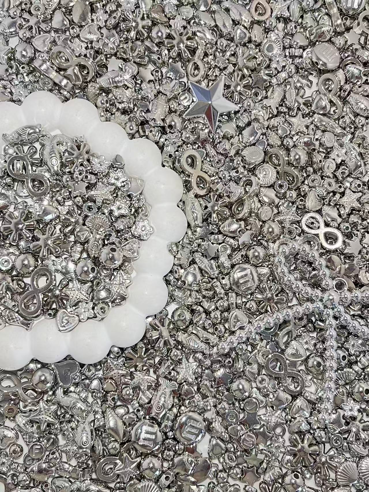 S-35 Mixed beads for mobile phone chain making, keychain, backpack chain