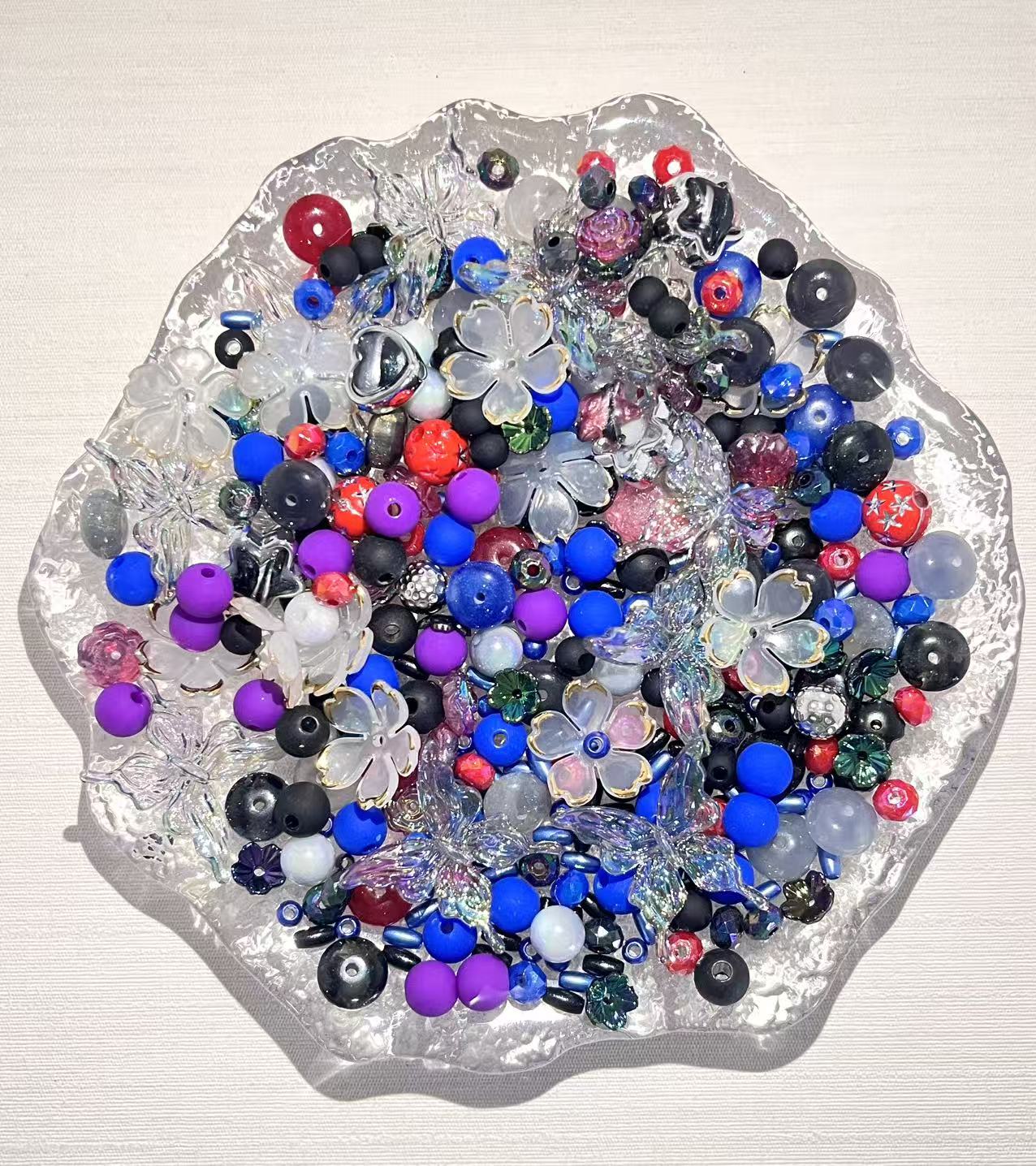 S-18 Mixed beads for mobile phone chain making, keychain, backpack chain