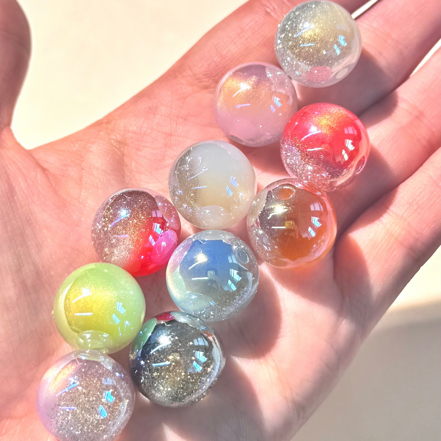 B04 Mixed beads for mobile phone chain making, keychain, backpack chain