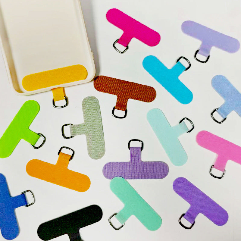 A-45 New Phone Lanyard with Silicone Anti-Loss Patch & Colorful Wrist Strap