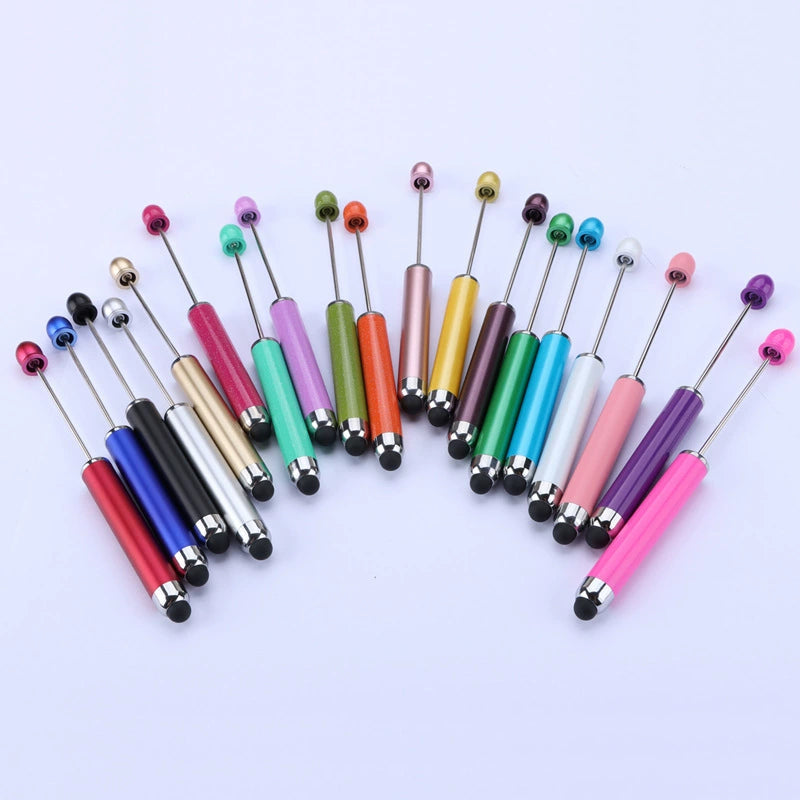 A-58 Minimalist DIY Touchscreen Beaded Pen, Creative Coil-free Beaded Mini Bead Pen, Multifunctional Office Gift & Promotional Pen
