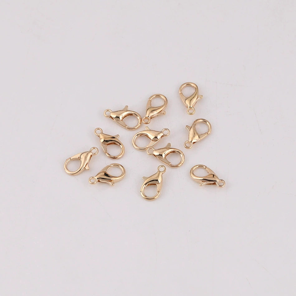 A-48 Multi-Color Metal Alloy Lobster Clasps, DIY Handmade Bracelet & Necklace Ending/Connector Clasps, Jewelry Making Findings & Accessories