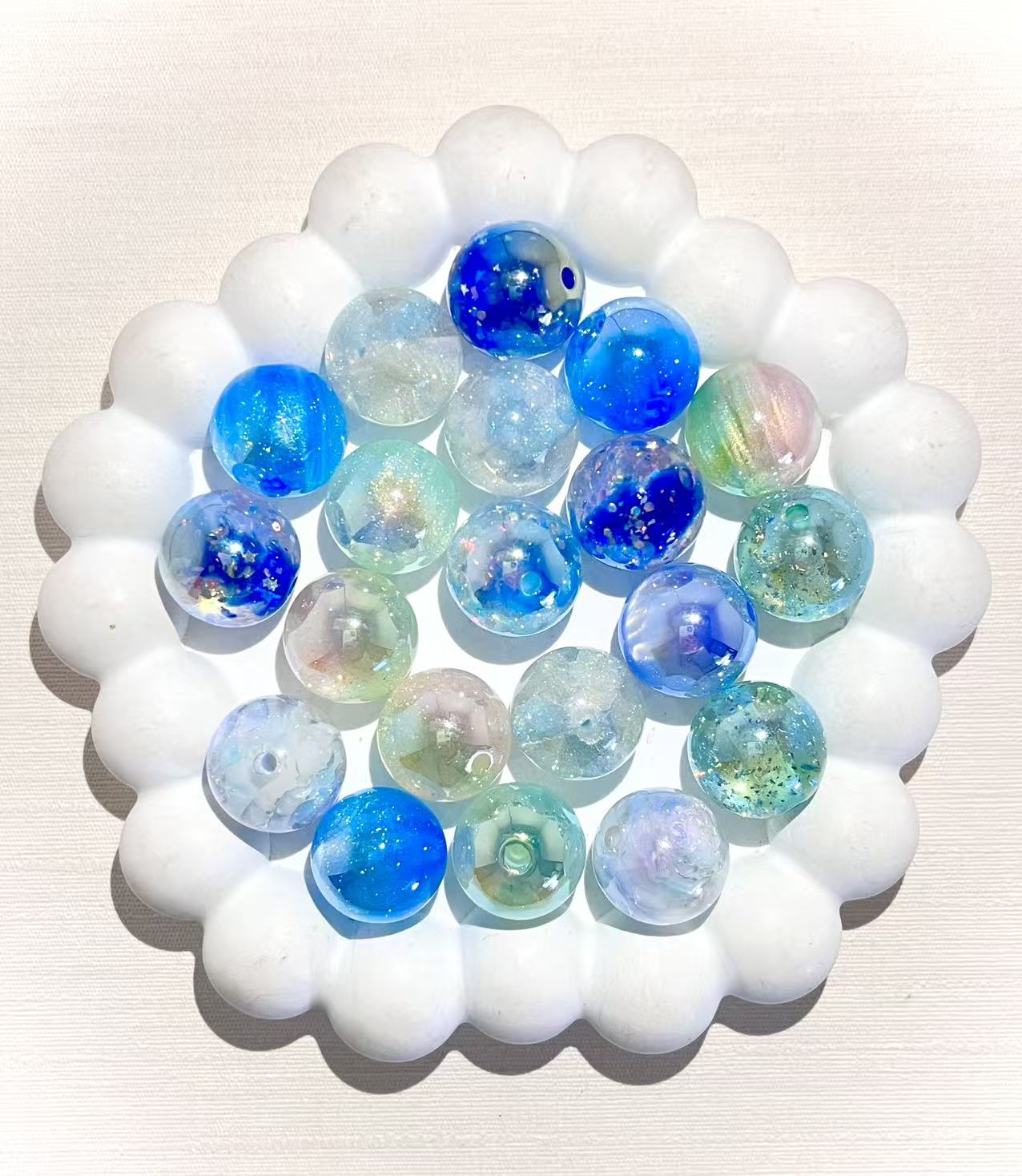 B-18 Mixed beads for mobile phone chain making, keychain, backpack chain