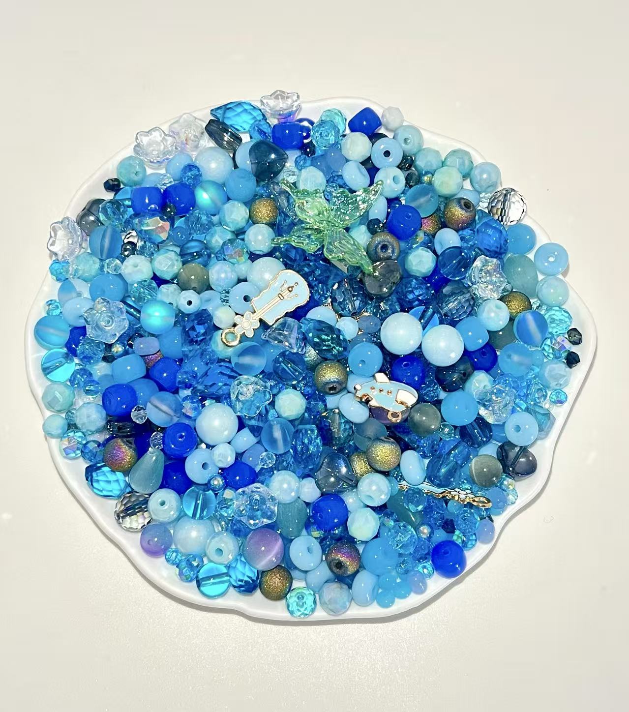 S-39 Mixed beads for mobile phone chain making, keychain, backpack chain