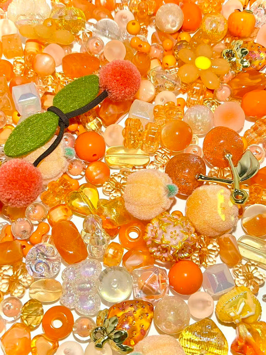 S-34 Mixed beads for mobile phone chain making, keychain, backpack chain