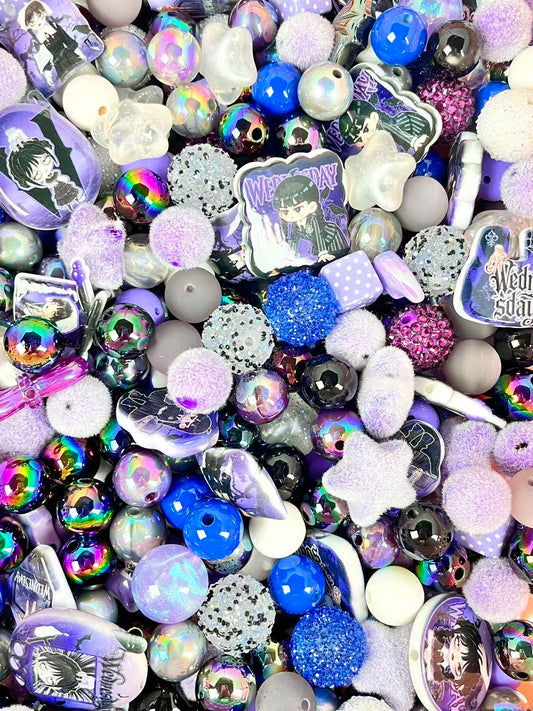 C-04 Mixed beads for mobile phone chain making, keychain, backpack chain