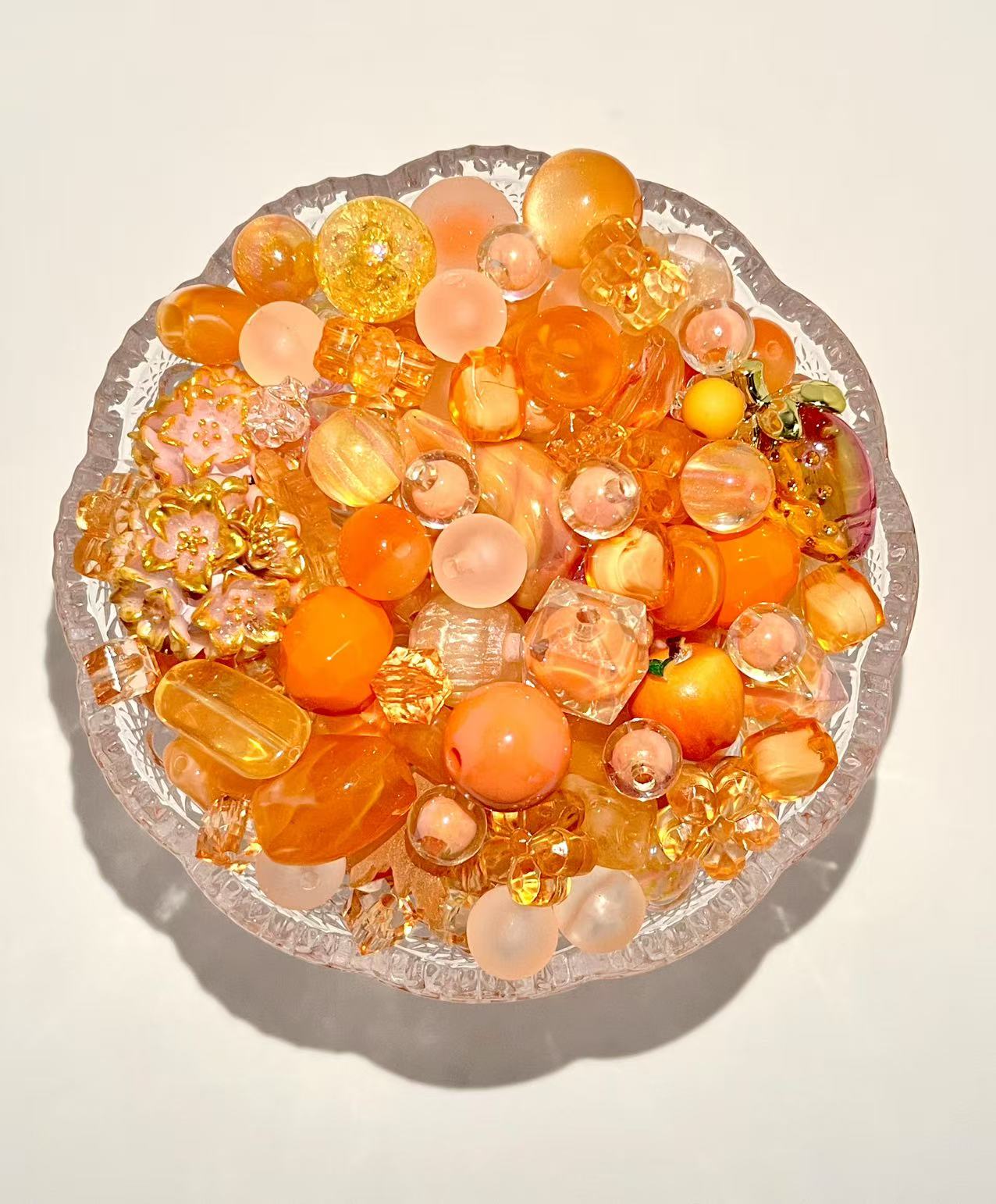 S-34 Mixed beads for mobile phone chain making, keychain, backpack chain
