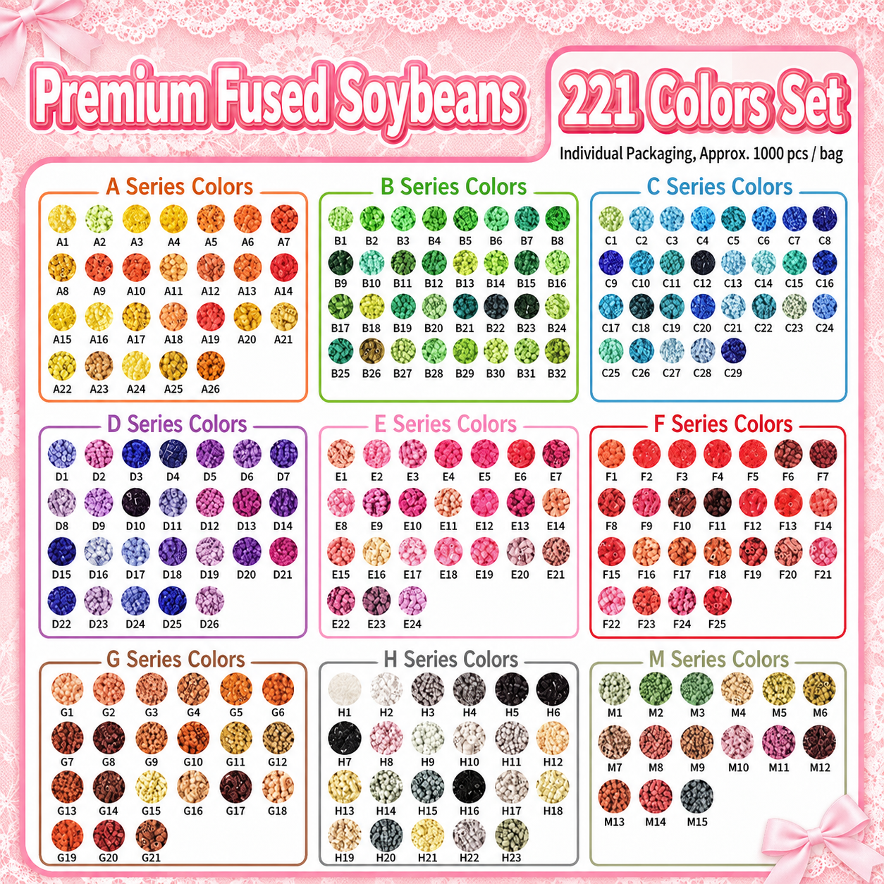 LeiLare 304-Color 2.6mm Fuse Beads Kit – Complete DIY Craft Starter Set with Tools