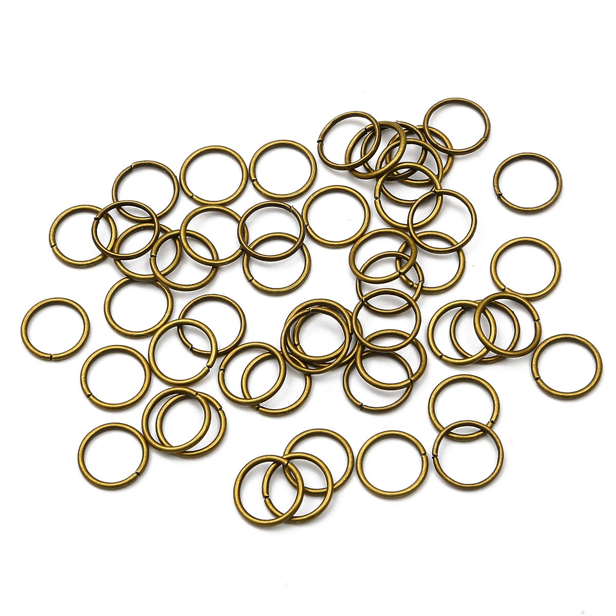 A-09 Open Jump Rings for DIY Jewelry Making - Bracelet, Necklace & Earring Findings