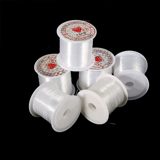 A-14  Crystal Clear Beading Thread, Non-Stretch Fishing Line for DIY Jewelry Making – Bulk Sale