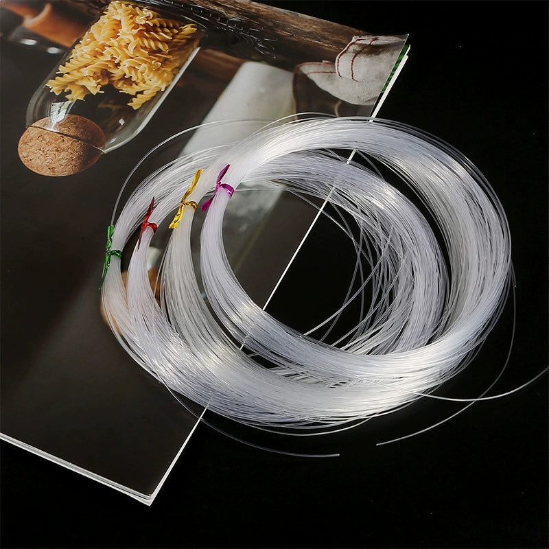 A-14  Crystal Clear Beading Thread, Non-Stretch Fishing Line for DIY Jewelry Making – Bulk Sale