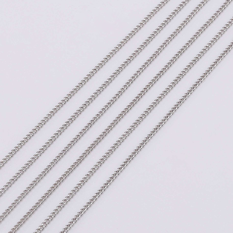 A-06 DIY Metal Long Chain for Handmade Earrings, Bracelets & Necklaces, Copper Coated Iron Extender Chain