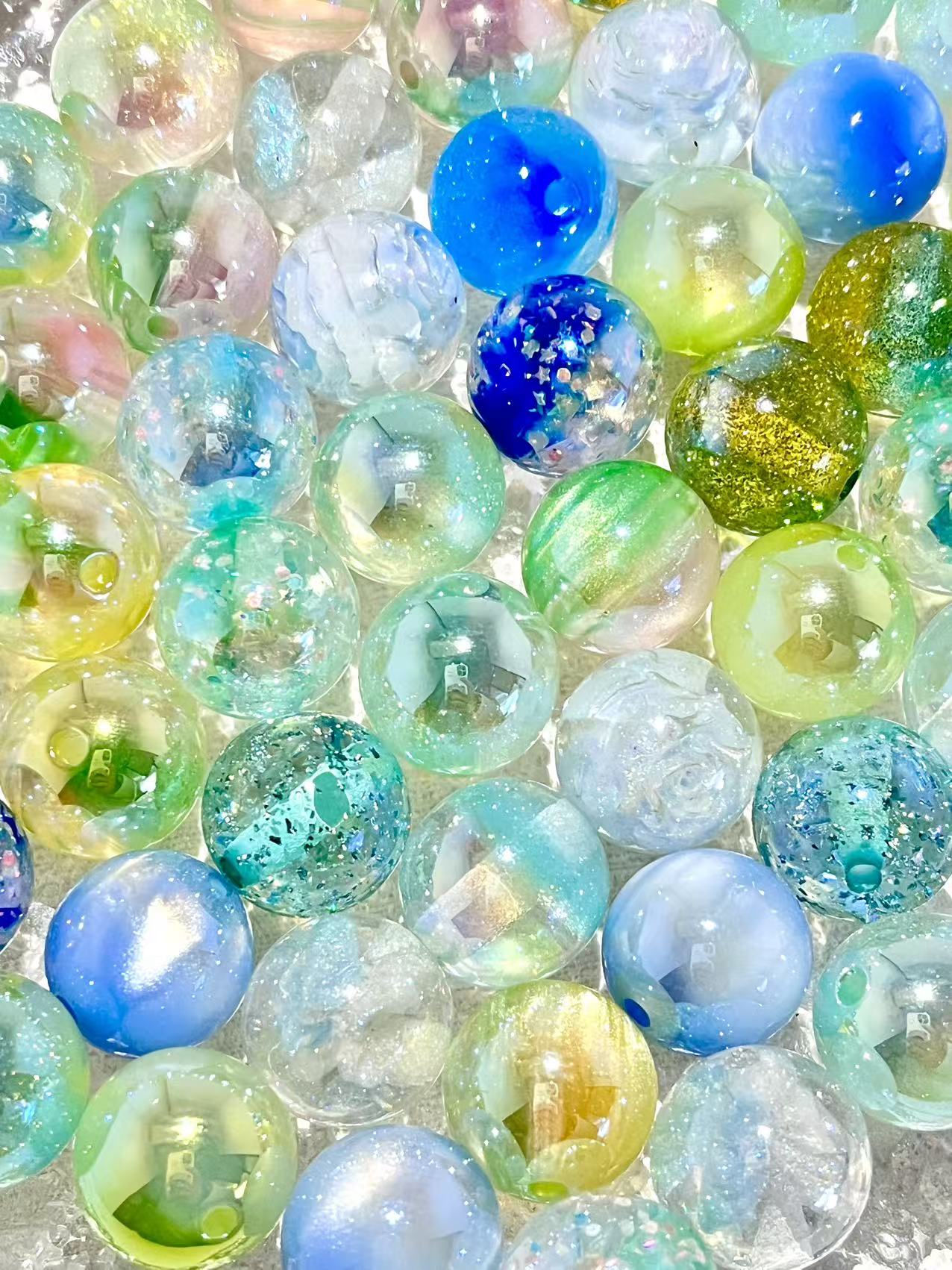 B-18 Mixed beads for mobile phone chain making, keychain, backpack chain