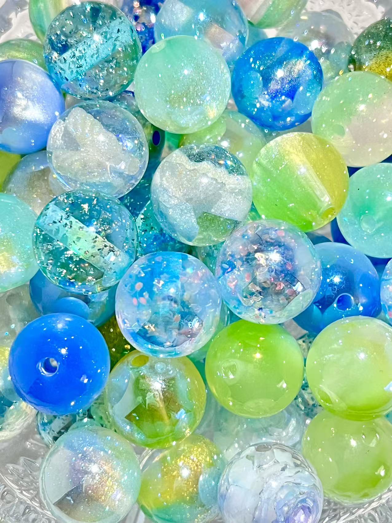 B-18 Mixed beads for mobile phone chain making, keychain, backpack chain