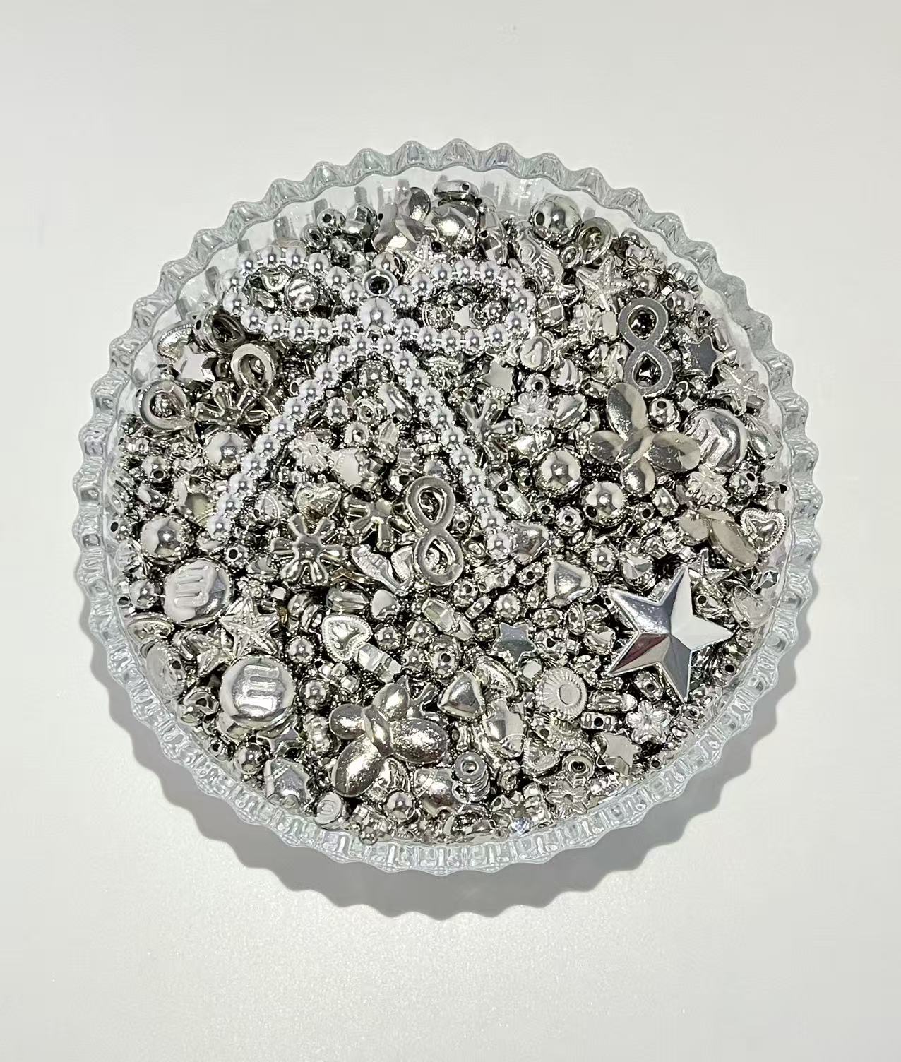 S-35 Mixed beads for mobile phone chain making, keychain, backpack chain