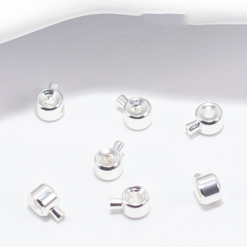 A-04  14K Gold Filled High-Pressure Crimp Beads & Clasp Set for Pearl Necklace DIY Bracelet Making