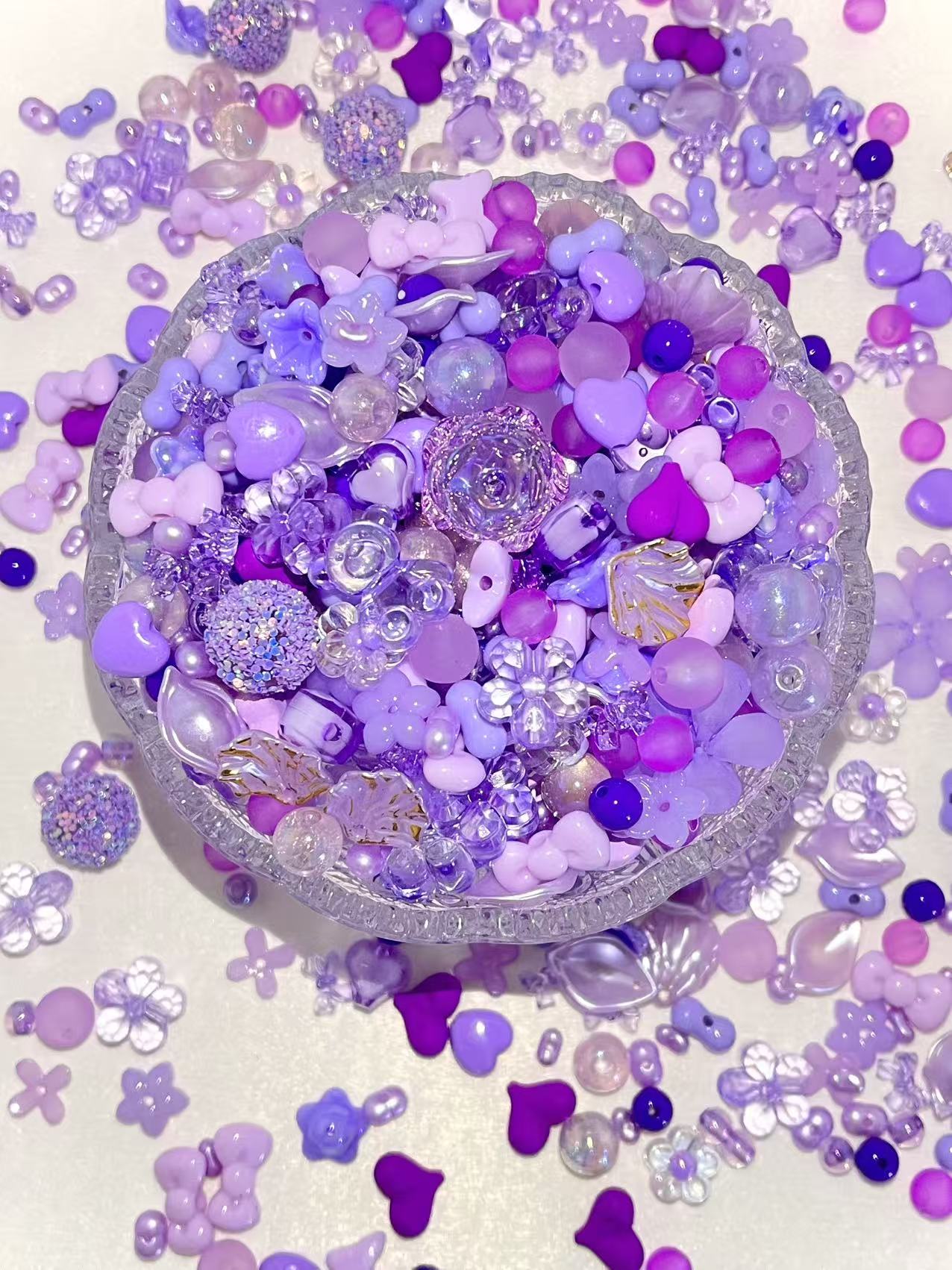 S-39 Mixed beads for mobile phone chain making, keychain, backpack chain