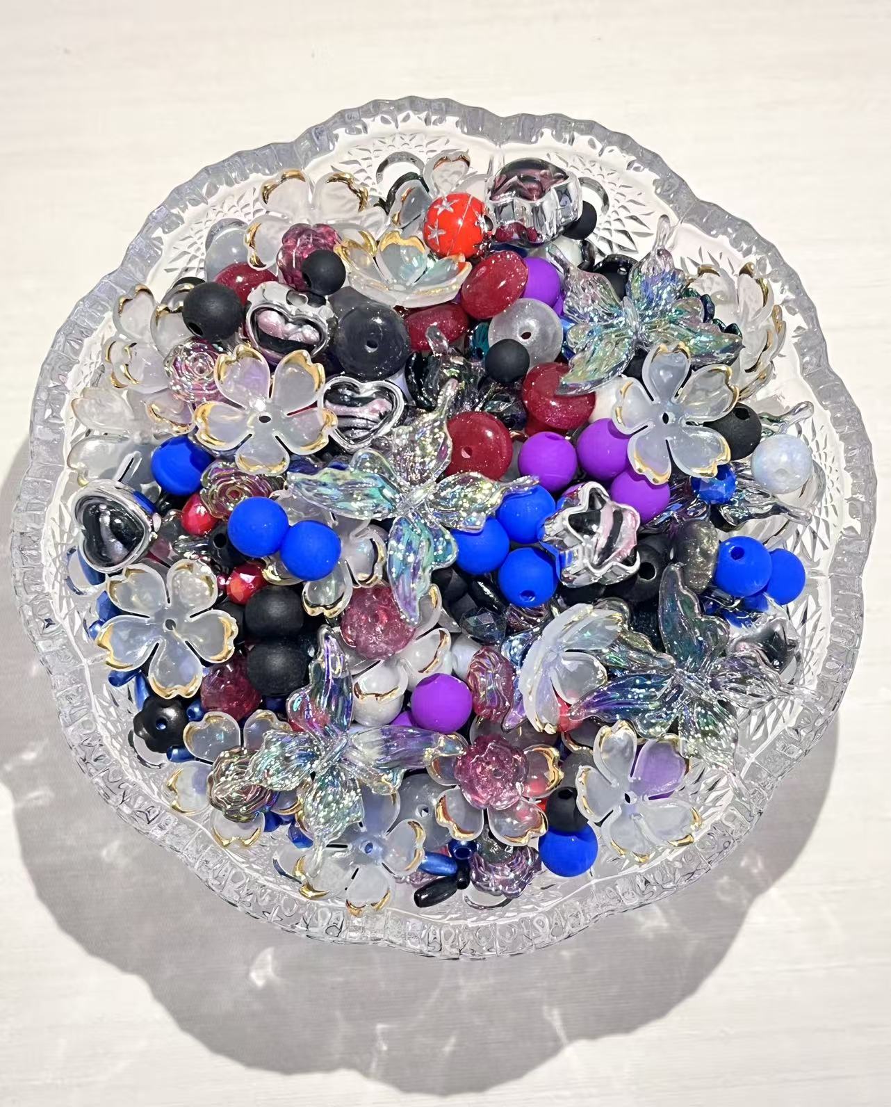 S-18 Mixed beads for mobile phone chain making, keychain, backpack chain