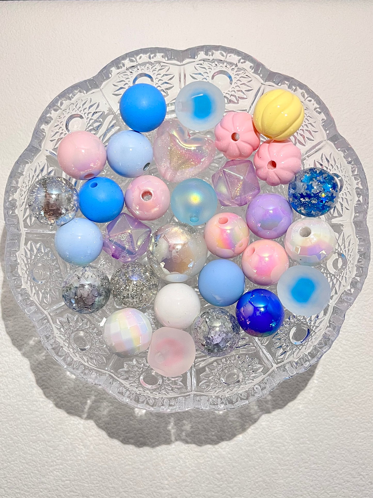 C-14 Mixed beads for mobile phone chain making, keychain, backpack chain