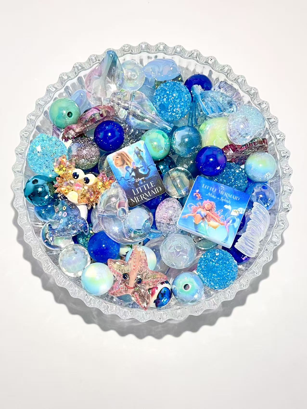 C-16 Mixed beads for mobile phone chain making, keychain, backpack chain