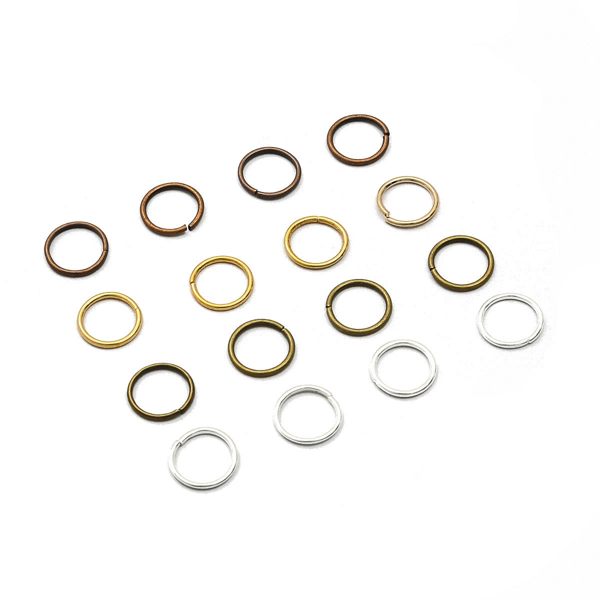 A-09 Open Jump Rings for DIY Jewelry Making - Bracelet, Necklace & Earring Findings