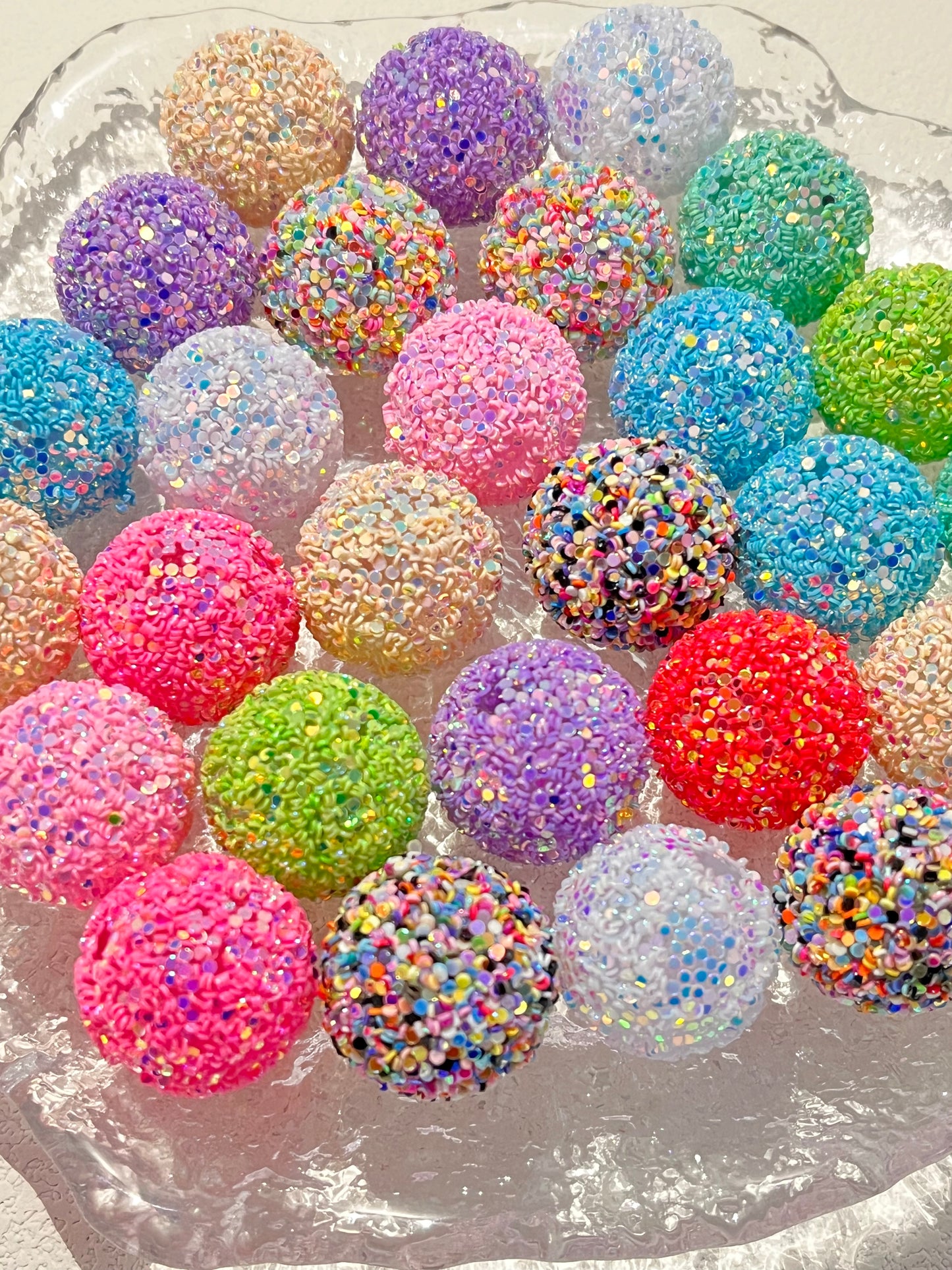 B-05  Mixed beads for mobile phone chain making, keychain, backpack chain