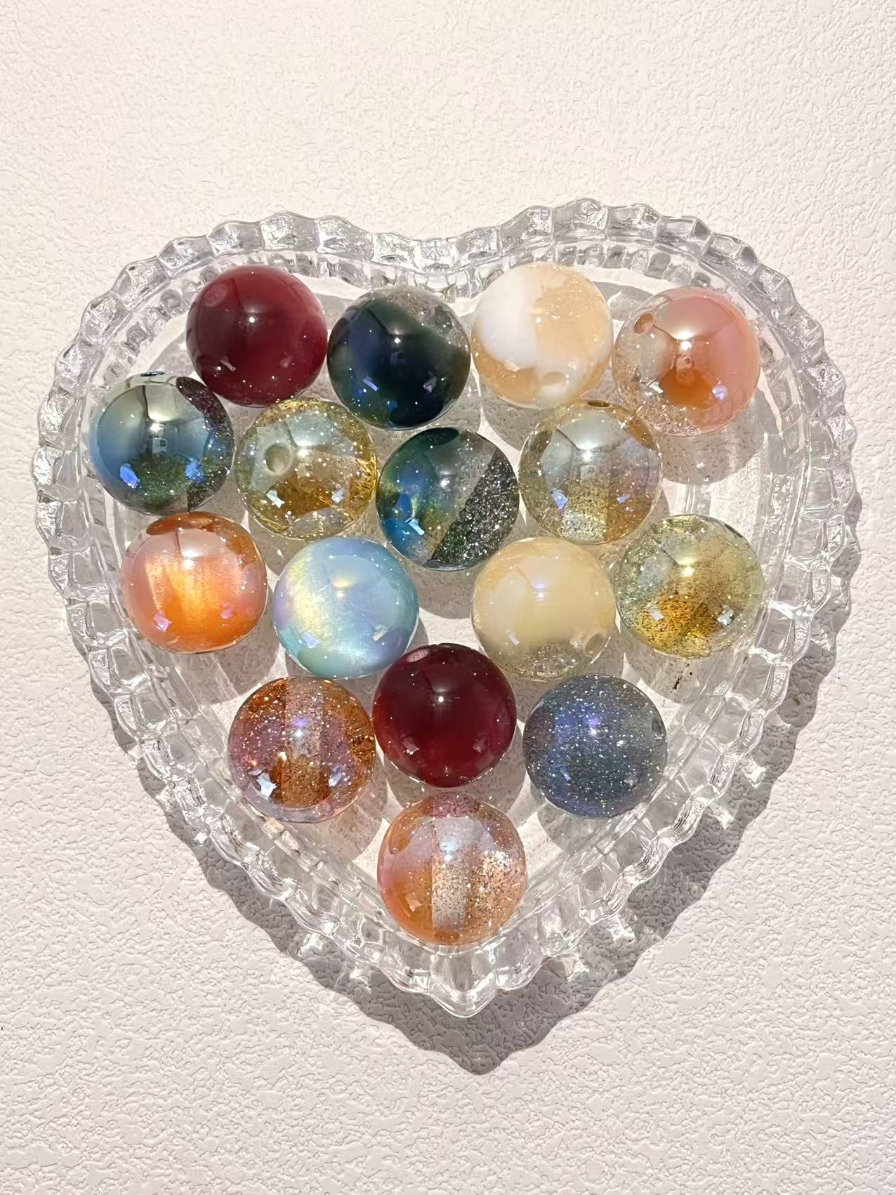 B-02 Mixed beads for mobile phone chain making, keychain, backpack chain