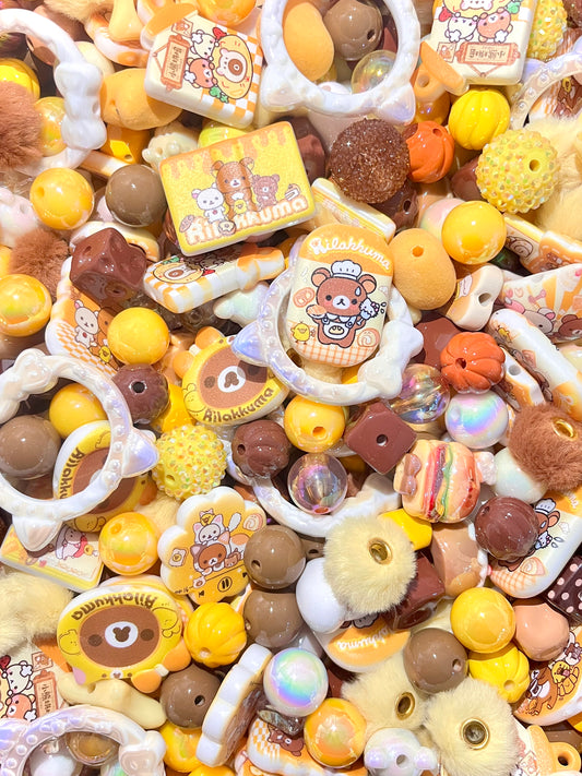 C-10 Mixed beads for mobile phone chain making, keychain, backpack chain