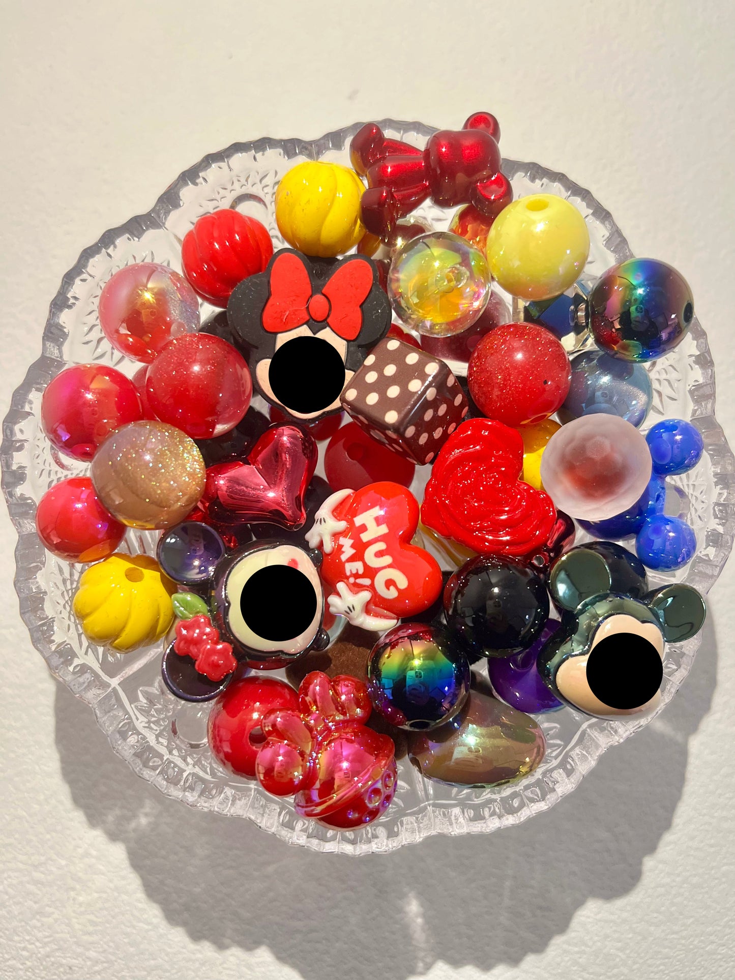 C-12 Mixed beads for mobile phone chain making, keychain, backpack chain