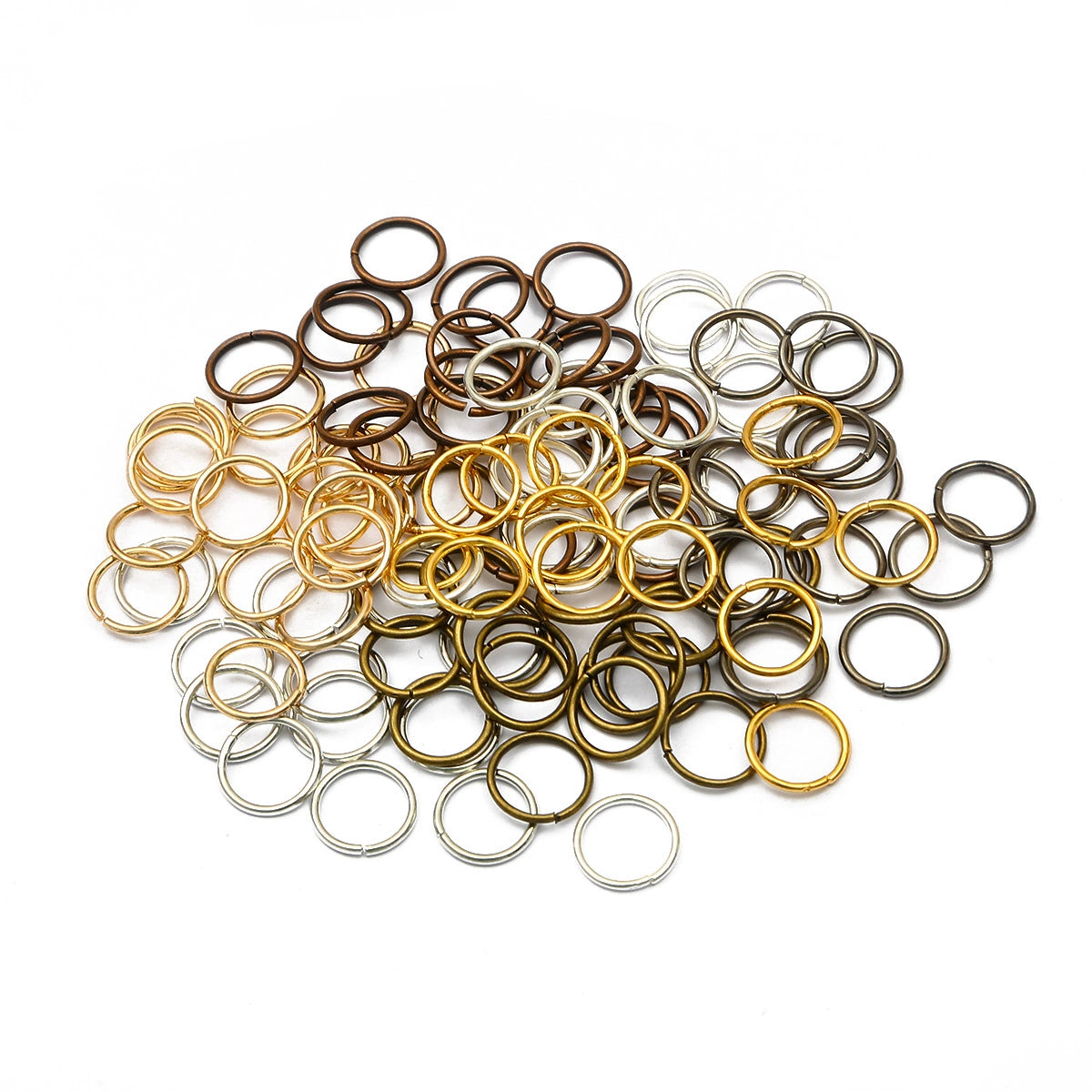 A-09 Open Jump Rings for DIY Jewelry Making - Bracelet, Necklace & Earring Findings