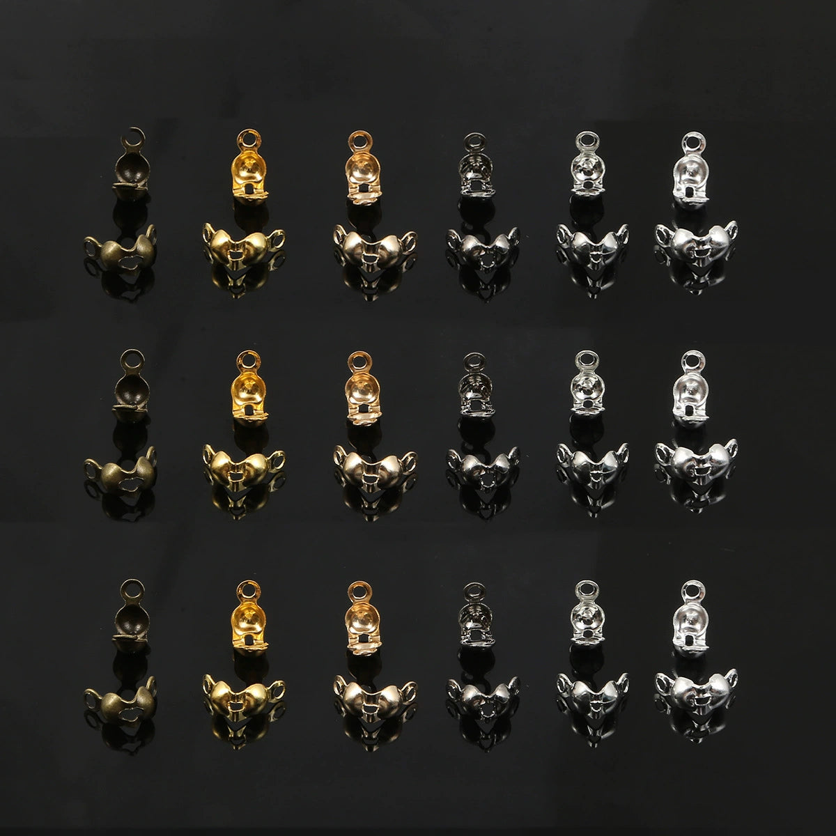 A-13  Multi-Color Double-Sided Clasps for DIY Bracelet and Necklace Making, Handmade Jewelry Findings