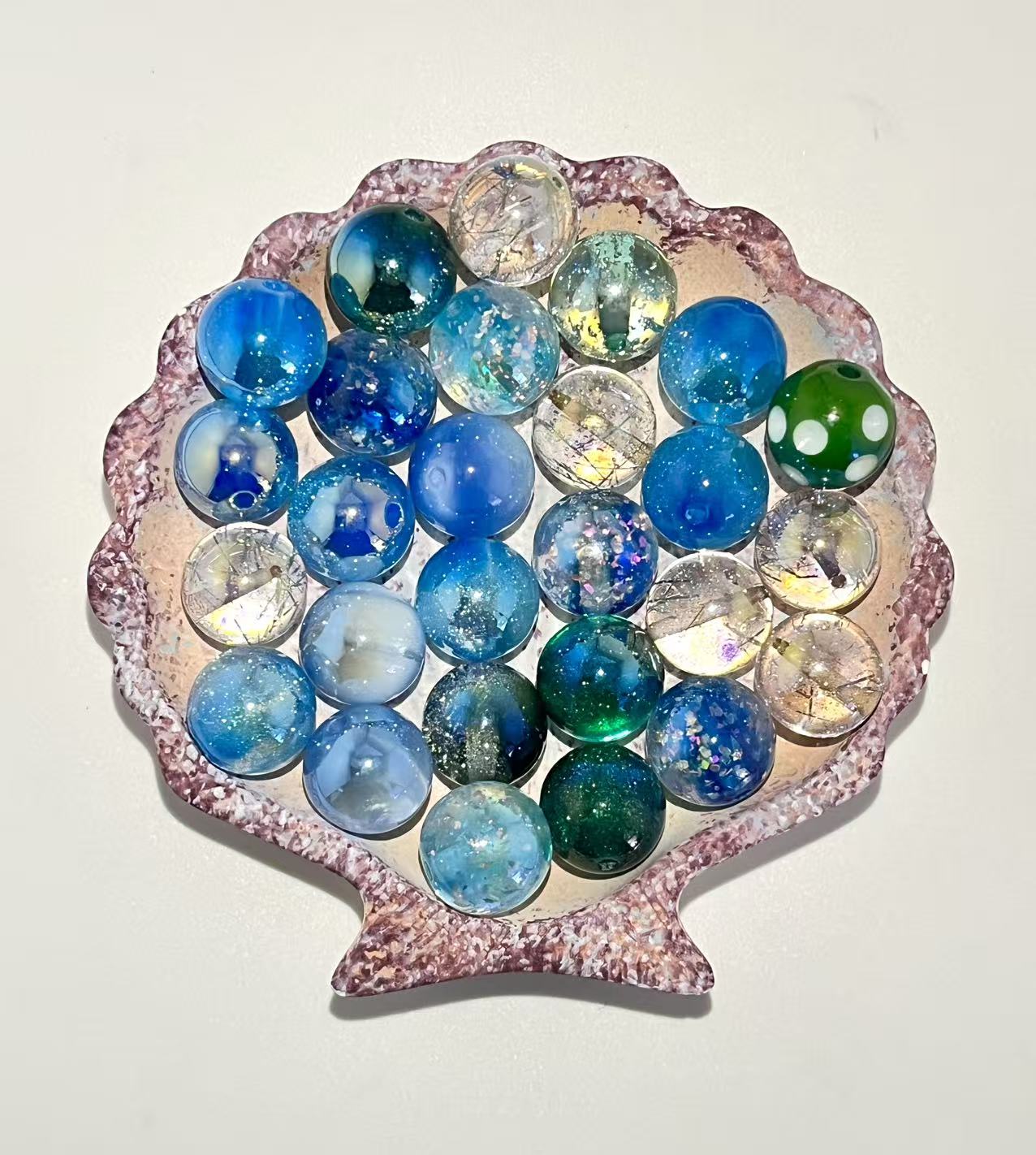 C-45 Mixed beads for mobile phone chain making, keychain, backpack chain