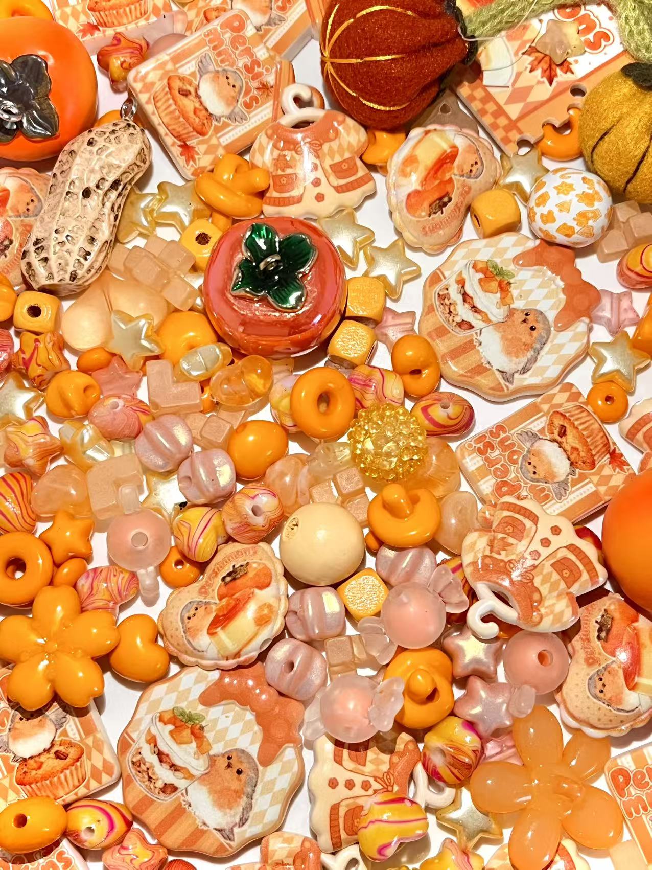 S-28 Mixed beads for mobile phone chain making, keychain, backpack chain