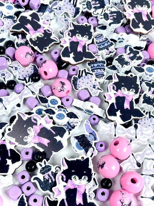 C-25 Mixed beads for mobile phone chain making, keychain, backpack chain