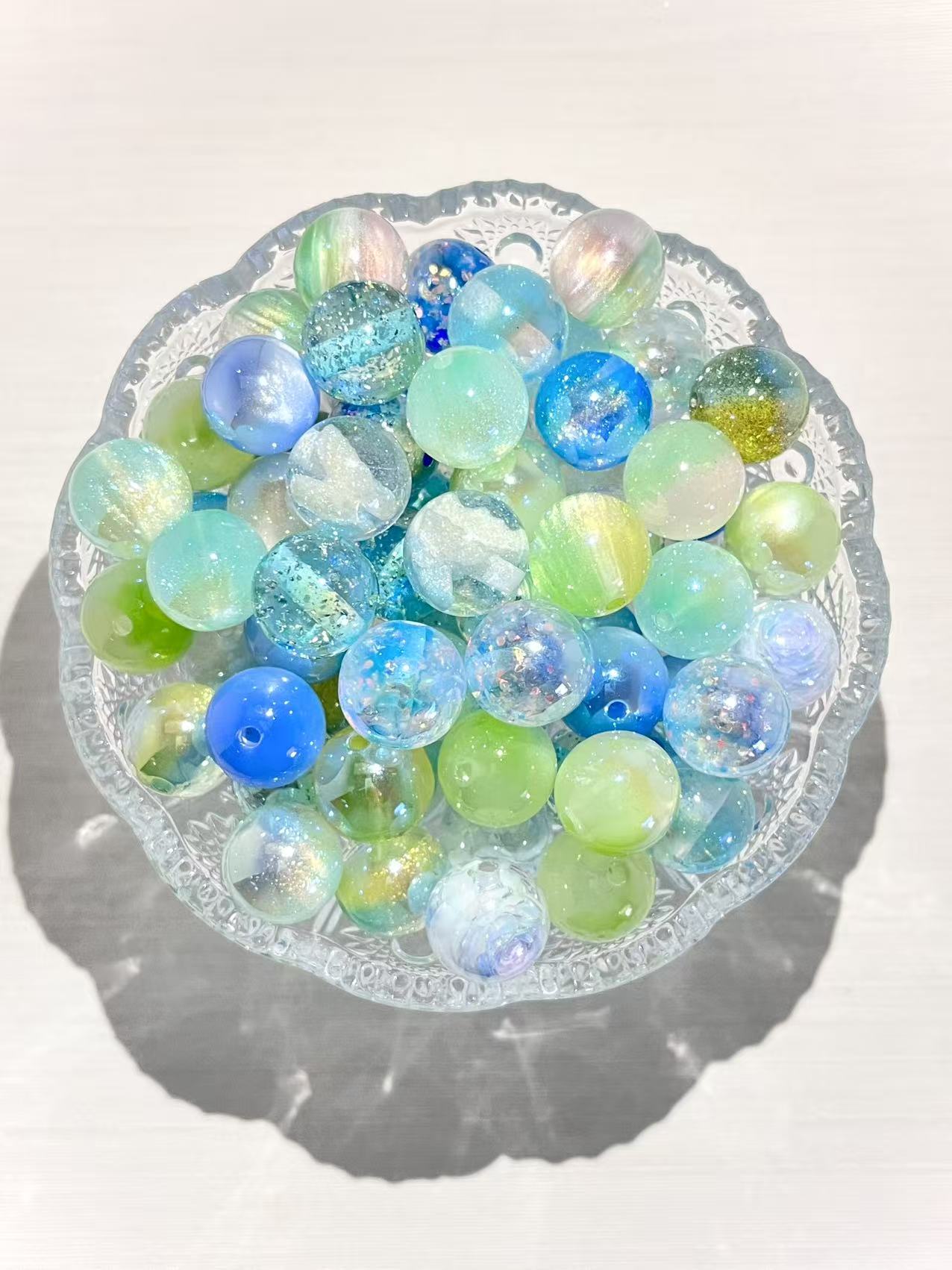B-18 Mixed beads for mobile phone chain making, keychain, backpack chain