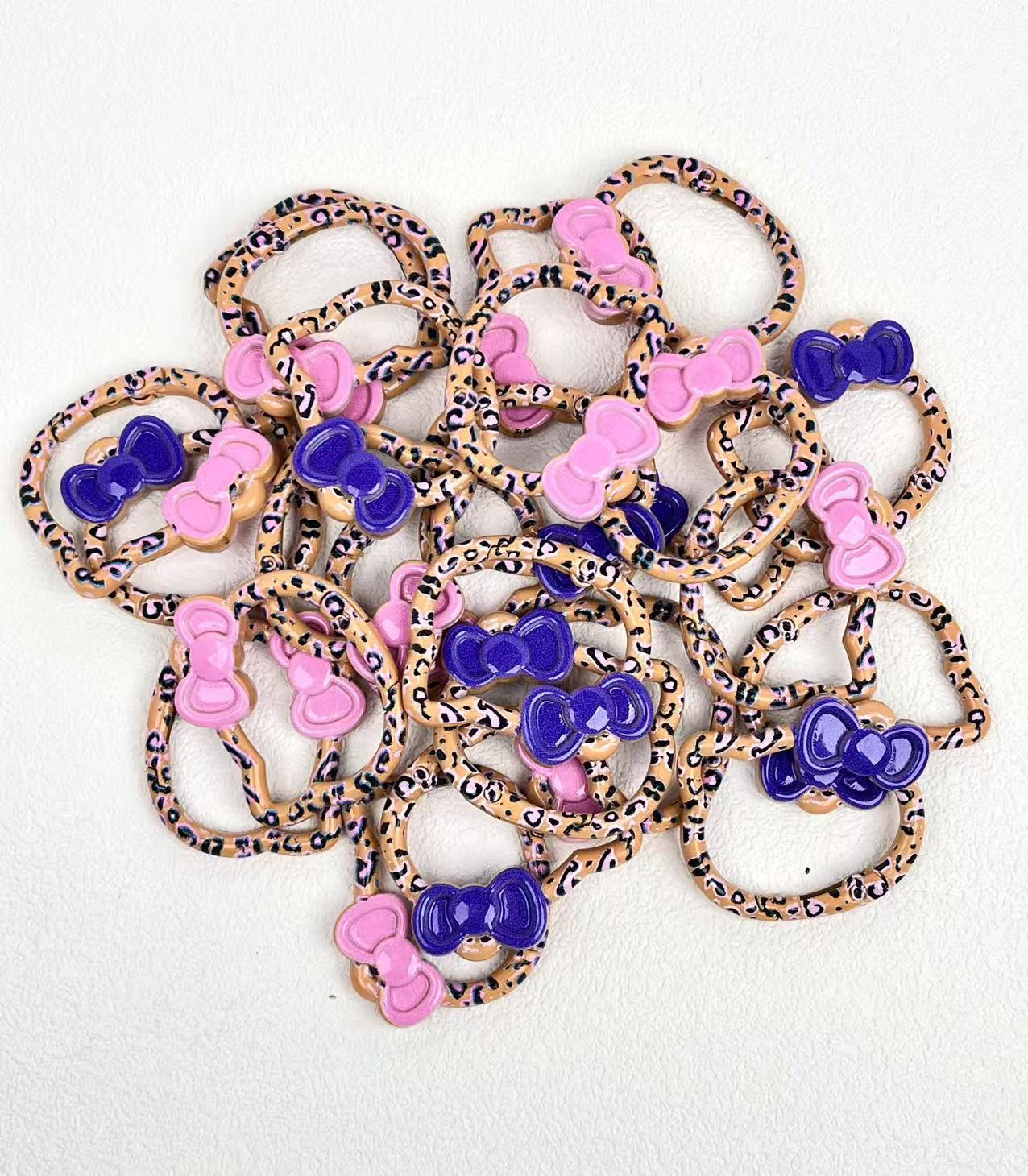A-54 Colorful Baking Paint Spring Clasps &amp; Pastel-Colored Open Spring Rings for DIY Jewelry, Keychains, Book Rings, and Card Holder Hardware