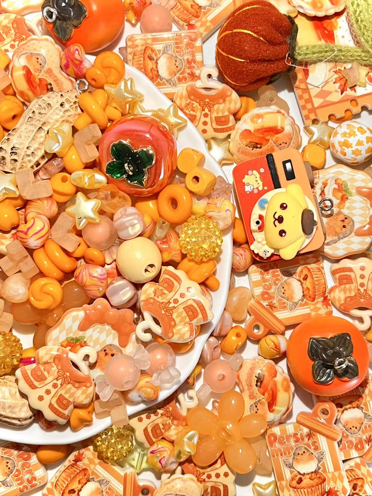 S-28 Mixed beads for mobile phone chain making, keychain, backpack chain
