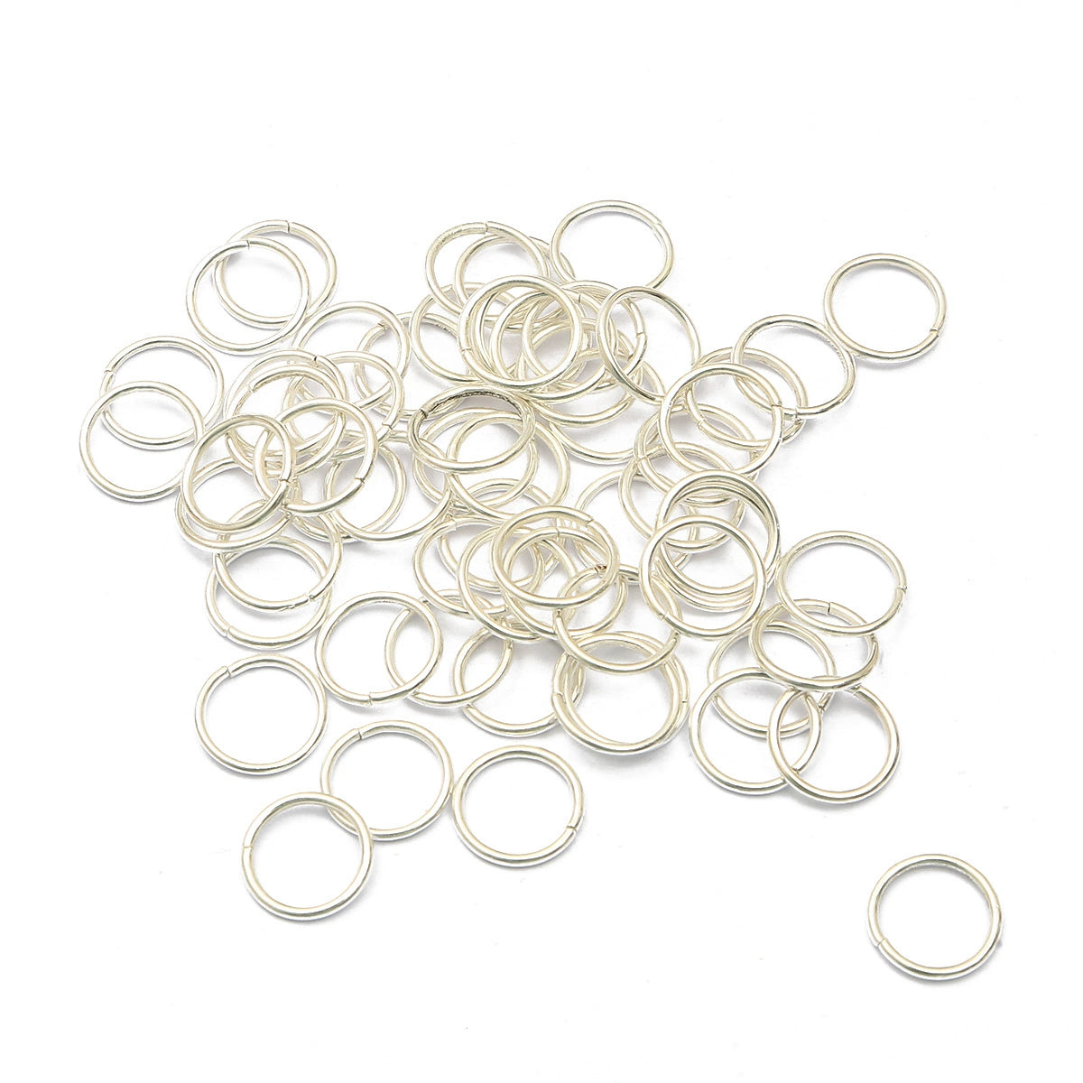 A-09 Open Jump Rings for DIY Jewelry Making - Bracelet, Necklace & Earring Findings