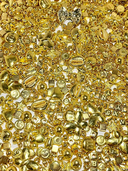 S-38 Mixed beads for mobile phone chain making, keychain, backpack chain