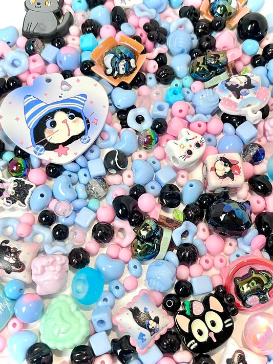 S-07 Mixed beads for mobile phone chain making, keychain, backpack chain