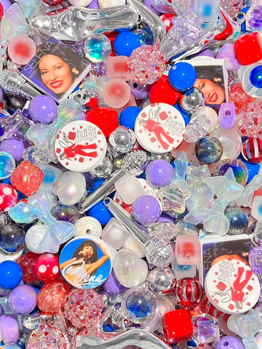 C-32  Mixed beads for mobile phone chain making, keychain, backpack chain