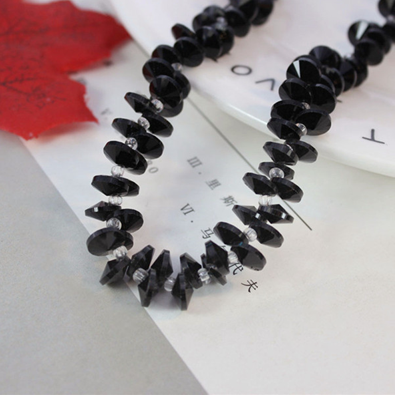 A-18 6mm 8mm 10mm AB Color Single-Hole Satellite Drilled Crystal Glass Beads, 'Flying Saucer' Shapes for DIY Fresh Style Bracelets