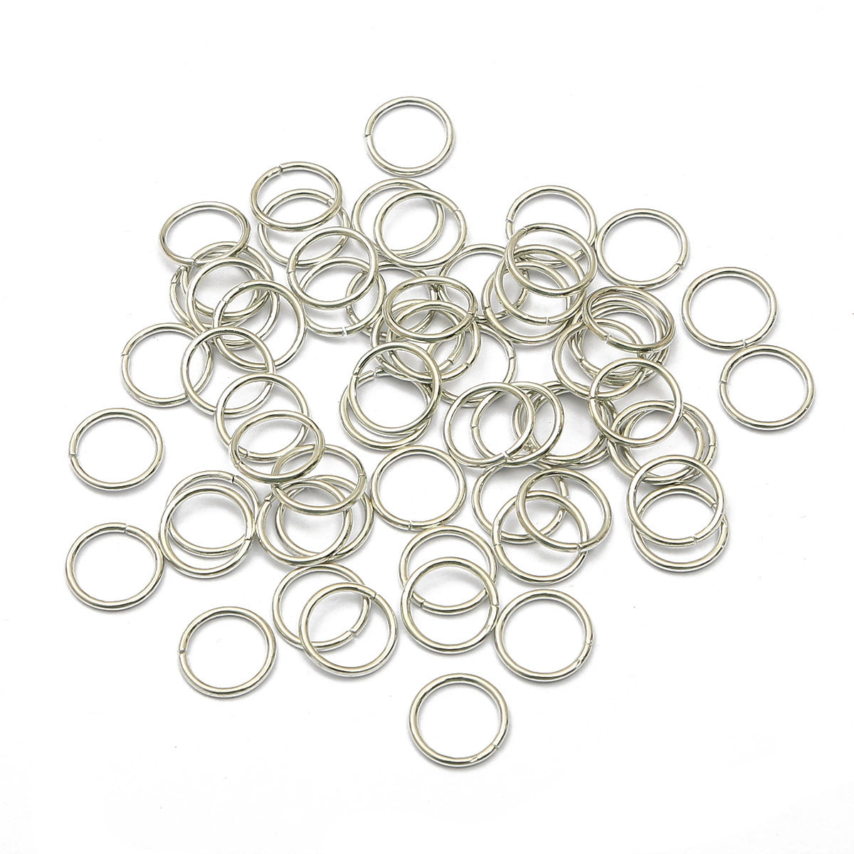 A-09 Open Jump Rings for DIY Jewelry Making - Bracelet, Necklace & Earring Findings