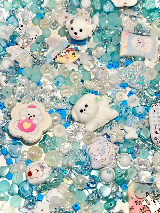 S-33 Mixed beads for mobile phone chain making, keychain, backpack chain