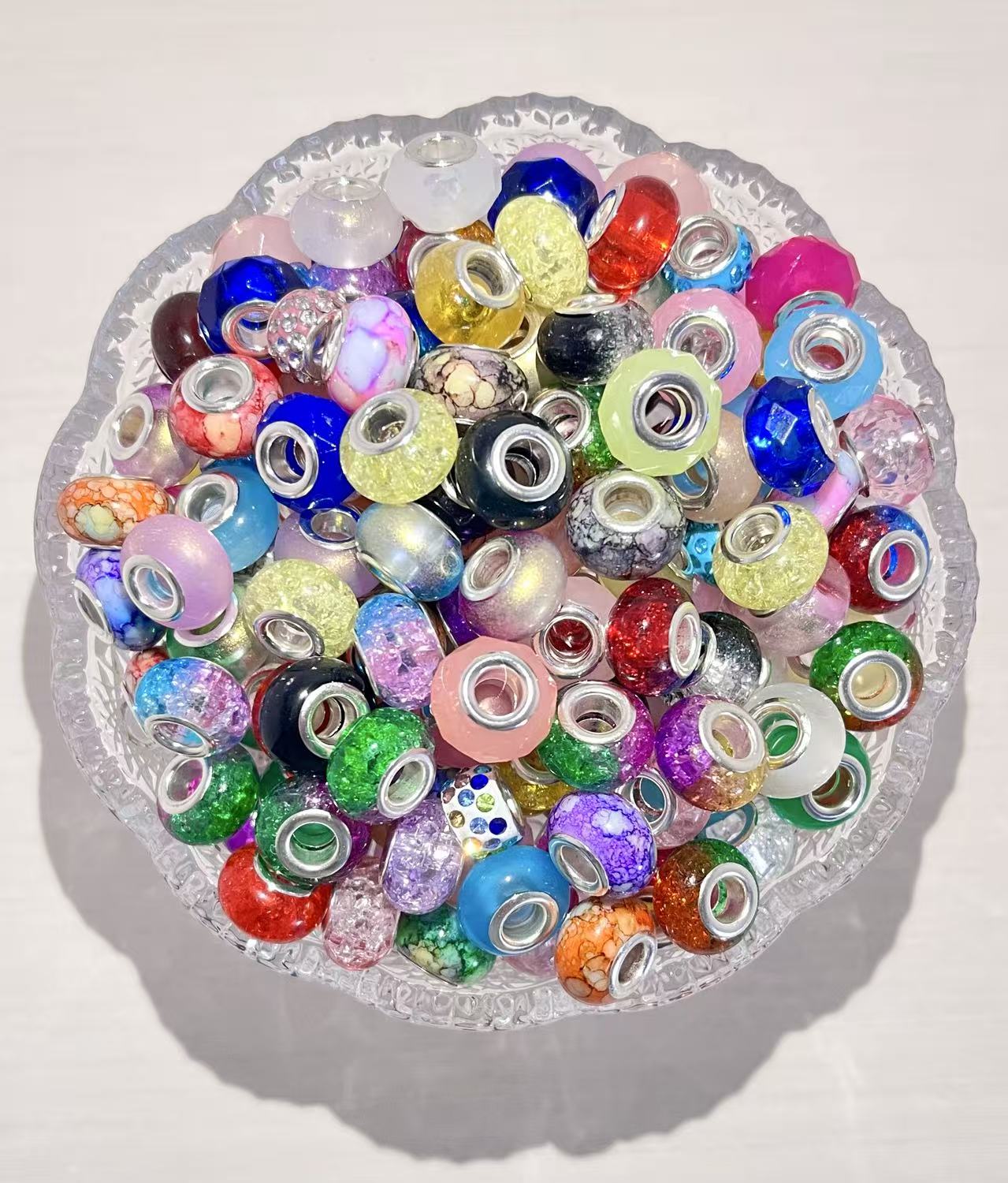 S-16 Mixed beads for mobile phone chain making, keychain, backpack chain