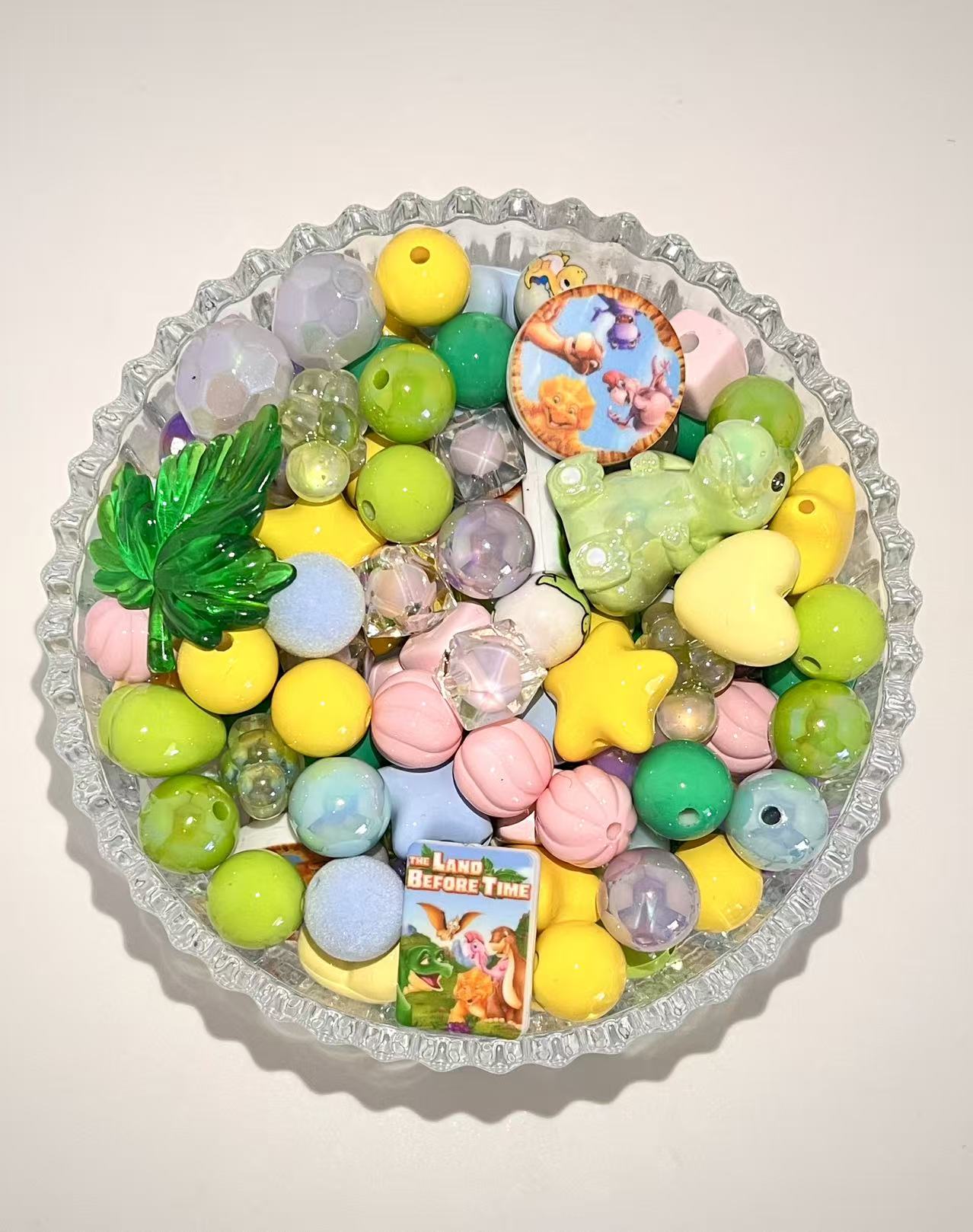 C-52 Mixed beads for mobile phone chain making, keychain, backpack chain