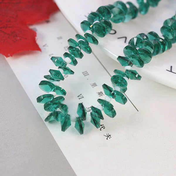 A-18 6mm 8mm 10mm AB Color Single-Hole Satellite Drilled Crystal Glass Beads, 'Flying Saucer' Shapes for DIY Fresh Style Bracelets